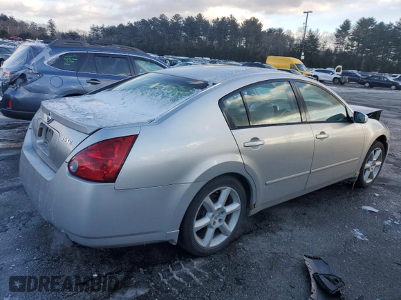 2005 Nissan Maxima 3.5 SE with VIN 1N4BA41E35C875141, listed as a Copart auction lot 45846235 with 185,415 mi miles and Salvage Title. Bid and sale history available at carsss.com. Image 3.