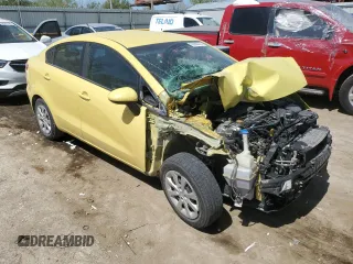 2016 Kia Rio LX with VIN KNADM4A35G6625228, listed as a Copart auction lot 52908375 with 71,029 mi miles and Salvage Title. Bid and sale history available at carsss.com. Image 4.