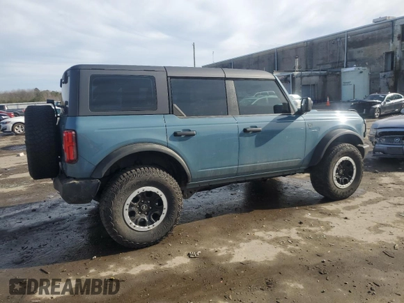 2023 Ford Bronco with VIN 1FMDE5DH1PLB25934, listed as a Copart auction lot 45305145 with 52,775 mi miles and Salvage Title. Bid and sale history available at DreamBid. Image 3.