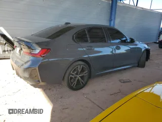 2024 BMW 3 Series M340i with VIN 3MW49FS05R8E84755, listed as a Copart auction lot 49288935 with 12,258 mi miles and Salvage Title. Bid and sale history available at carsss.com. Image 3.