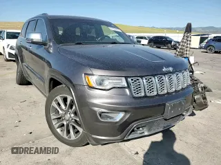 2017 Jeep Grand Cherokee Overland with VIN 1C4RJFCG9HC601806, listed as a Copart auction lot 61786275 with 122,898 mi miles and Salvage title. Bid and sale history available at DreamBid. Image 15.