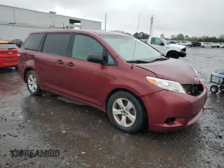 2014 Toyota Sienna L with VIN 5TDZK3DC3ES435347, listed as a Copart auction lot 52645335 with 176,370 mi miles and Clean Title. Bid and sale history available at carsss.com. Image 4.