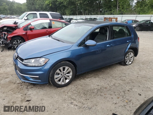 2021 Volkswagen Golf TSI с VIN 3VWG57AU6MM007240, выставлен на аукционе Copart как лот 65040124 с пробегом 6 144 миль миль и Списание • Salvage title. История ставок и продаж доступна на DreamBid. Изображение 1.