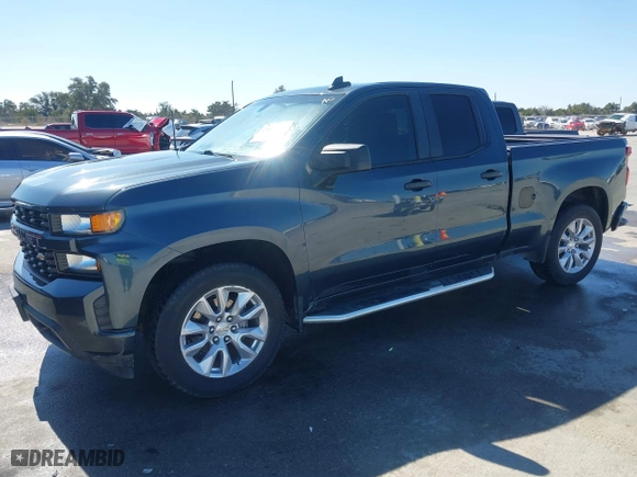 2019 Chevrolet Silverado 1500 Custom with VIN 1GCRWBEH0KZ248862, listed as a IAAI auction lot 41667667 with 35,422 mi miles. Bid and sale history available at carsss.com. Image 22.
