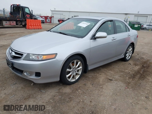 2008 Acura TSX Nav with VIN JH4CL96938C020542, listed as a IAAI auction lot 41947945 with 150,566 mi miles. Bid and sale history available at carsss.com. Image 2.