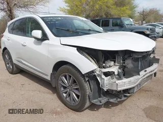 2021 Acura RDX w/Technology Package with VIN 5J8TC1H51ML022573, listed as a IAAI auction lot 41893265 with 56,516 mi miles. Bid and sale history available at carsss.com. Image 6.