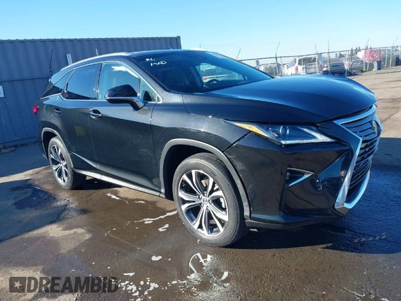 2018 Lexus RX with VIN JTJGZKCA1J2001777, listed as a IAAI auction lot 41414444 with 25,563 mi miles. Bid and sale history available at carsss.com. Image 1.