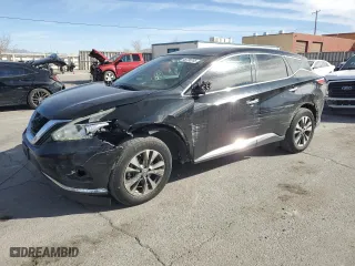 2015 Nissan Murano S with VIN 5N1AZ2MG1FN255566, listed as a Copart auction lot 46736765 with 134,417 mi miles and Salvage Title. Bid and sale history available at carsss.com. Image 1.