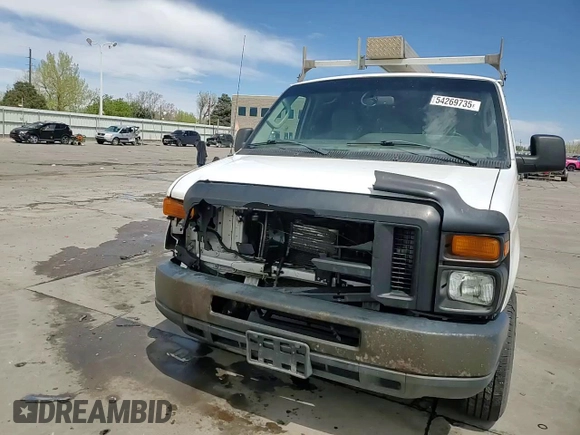 2012 Ford Econoline Cargo Super Duty Commercial z VIN 1FTSE3EL6CDA32009, wystawiony jako Copart lot #54269735 z przebiegiem 323 928 mil mil oraz Szkoda całkowita • Salvage title. Historia ofert i sprzedaży dostępna na DreamBid. Obrazek 14.