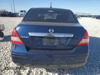 2009 Nissan Versa 1.8 S with VIN 3N1BC11EX9L392360, listed as a Copart auction lot 86980964 with 0 mi miles and Salvage Title. Bid and sale history available at carsss.com. Image 6.