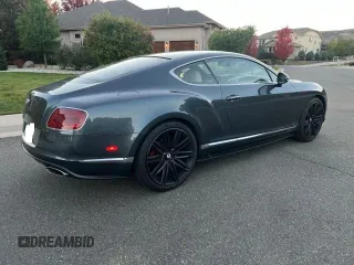2013 Bentley Continental GT with VIN SCBFC7ZA0DC082776, listed as a Copart auction lot 77605124 with 22,533 mi miles and Clean Title. Bid and sale history available at DreamBid. Image 4.