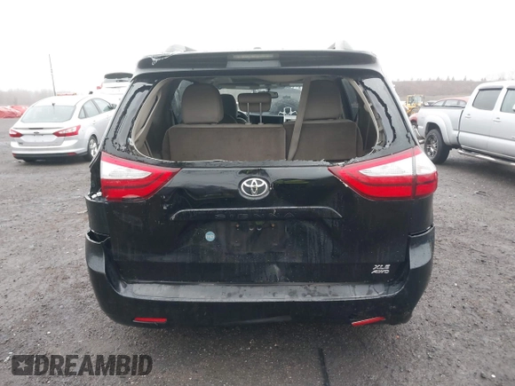 2015 Toyota Sienna Ltd with VIN 5TDDK3DC9FS124680, listed as a IAAI auction lot 41064112 with 46,876 mi miles. Bid and sale history available at carsss.com. Image 16.