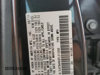 2015 Acura RDX Technology z VIN 5J8TB4H58FL013585, wystawiony jako Copart lot #55138825 z przebiegiem 92 070 mil mil oraz Szkoda całkowita • Salvage title. Historia ofert i sprzedaży dostępna na DreamBid. Obrazek 14.