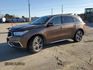 2019 Acura MDX w/Technology Pkg with VIN 5J8YD4H54KL015876, listed as a Copart auction lot 42447065 with 34,598 mi miles and Salvage Title. Bid and sale history available at carsss.com. Image 1.