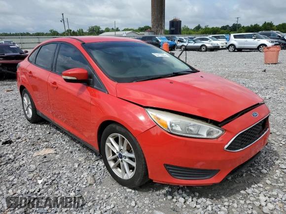 2016 Ford Focus SE with VIN 1FADP3F28GL342818, listed as a Copart auction lot 58412385 with Not provided miles and Salvage title. Bid and sale history available at DreamBid. Image 4.