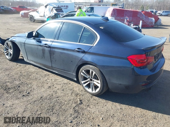2017 BMW 3 Series 330i xDrive with VIN WBA8D9G39HNU61835, listed as a IAAI auction lot 41764618 with 77,875 mi miles. Bid and sale history available at carsss.com. Image 3.