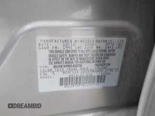 2013 Nissan Sentra SV with VIN 3N1AB7AP9DL653733, listed as a IAAI auction lot 41730100 with Not Provided miles and . Bid and sale history available at DreamBid. Image 9.