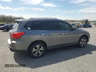 2017 Nissan Pathfinder SL with VIN 5N1DR2MM5HC614967, listed as a Copart auction lot 53985725 with 0 mi miles and Clean Title. Bid and sale history available at carsss.com. Image 3.