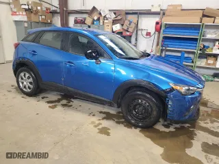 2017 Mazda CX-3 Sport with VIN JM1DKFB73H0142847, listed as a Copart auction lot 52140845 with 90,247 mi miles and Salvage Title. Bid and sale history available at carsss.com. Image 4.