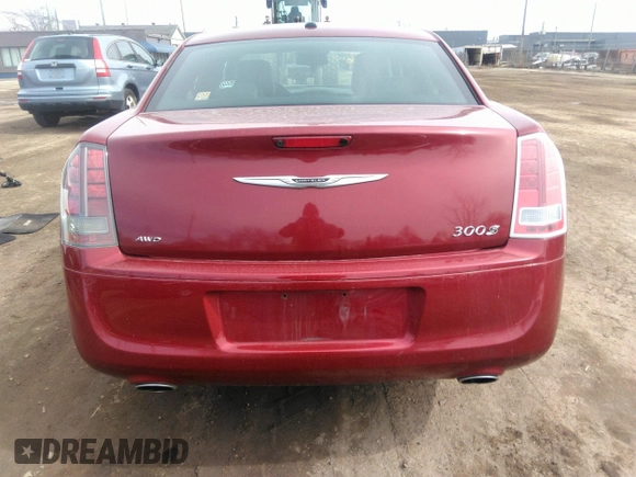 2014 Chrysler 300 with VIN 2C3CCAGG9EH222749, listed as a IAAI auction lot 41856705 with 159,866 mi miles. Bid and sale history available at carsss.com. Image 16.