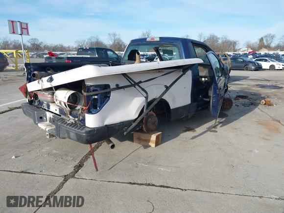 2009 Ford F-150 XL with VIN 1FTRF12W29KA68508, listed as a IAAI auction lot 41662633 with 105,652 mi miles and . Bid and sale history available at DreamBid. Image 4.