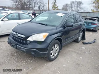 2007 Honda CR-V EX-L with VIN JHLRE48717C100864, listed as a IAAI auction lot 41728896 with 214,030 mi miles. Bid and sale history available at carsss.com. Image 2.