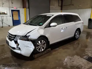 2014 Honda Odyssey EX with VIN 5FNRL5H40EB118254, listed as a Copart auction lot 84797204 with 53,504 mi miles and Salvage Title. Bid and sale history available at carsss.com. Image 1.