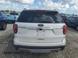 2017 Ford Explorer XLT with VIN 1FM5K7D82HGD49572, listed as a Copart auction lot 50813535 with 60,962 mi miles and Salvage Title. Bid and sale history available at DreamBid. Image 6.