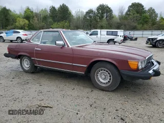 1982 Mercedes-Benz 380 with VIN WDBBA45A9CB018180, listed as a Copart auction lot 52850375 with 100,408 mi miles and Clean Title. Bid and sale history available at carsss.com. Image 4.