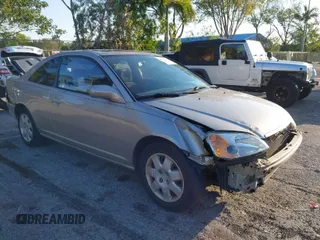 2002 Honda Civic EX with VIN 1HGEM22912L081546, listed as a IAAI auction lot 41767250 with 180,736 mi miles. Bid and sale history available at carsss.com. Image 1.