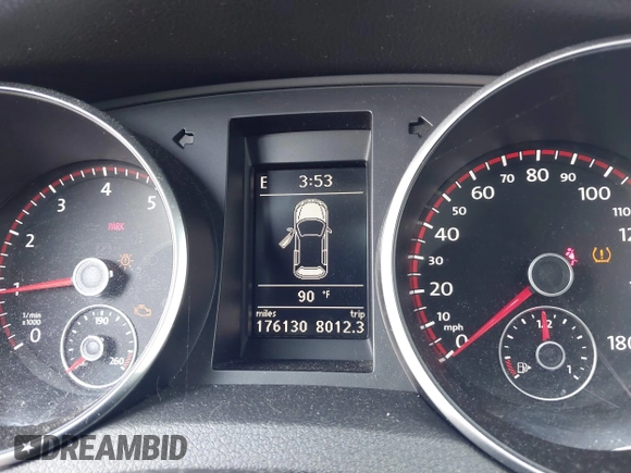 2012 Volkswagen Golf GTI w/Sunroof & Navi PZEV with VIN WVWGD7AJ8CW227604, listed as a IAAI auction lot 42483080 with 176,130 mi miles and . Bid and sale history available at DreamBid. Image 15.