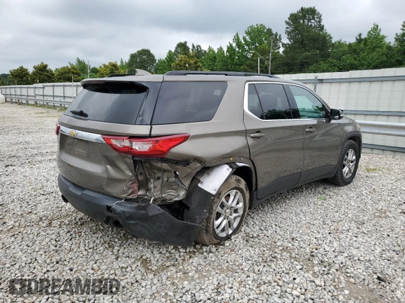 2020 Chevrolet Traverse LT Cloth with VIN 1GNERGKW9LJ125879, listed as a Copart auction lot 58042665 with 119,404 mi miles and Salvage title. Bid and sale history available at DreamBid. Image 3.