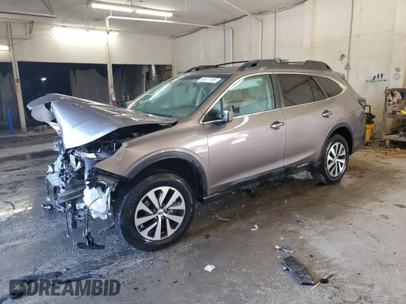 2021 Subaru Outback Premium with VIN 4S4BTADC2M3147852, listed as a Copart auction lot 63577195 with Not provided miles and Salvage title. Bid and sale history available at DreamBid. Image 1.
