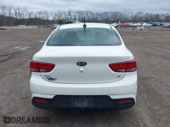 2018 Kia Rio LX with VIN 3KPA24AB2JE095126, listed as a IAAI auction lot 41954261 with 50,590 mi miles. Bid and sale history available at carsss.com. Image 16.