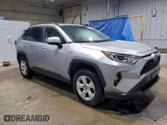 2020 Toyota RAV4 Hybrid XLE with VIN 4T3RWRFV0LU009343, listed as a Copart auction lot 59850075 with 68,768 mi miles and Salvage title. Bid and sale history available at DreamBid. Image 4.