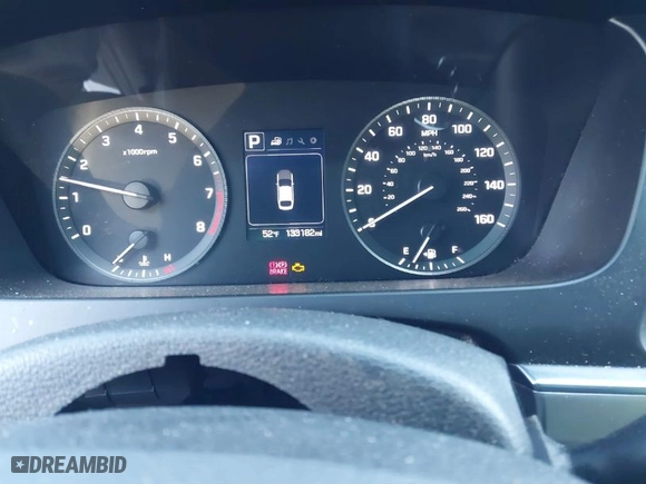 2017 Hyundai Sonata SE with VIN 5NPE24AF6HH451555, listed as a IAAI auction lot 41740859 with 133,182 mi miles. Bid and sale history available at carsss.com. Image 7.