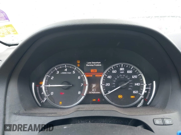 2015 Acura MDX Advance/Entertainment Pkg with VIN 5FRYD4H82FB002205, listed as a IAAI auction lot 42076335 with 167,426 mi miles. Bid and sale history available at carsss.com. Image 7.