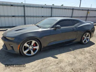 2018 Chevrolet Camaro 1SS z VIN 1G1FF1R75J0113113, wystawiony jako Copart lot #52602555 z przebiegiem 144 264 mil mil oraz Szkoda całkowita • Salvage title. Historia ofert i sprzedaży dostępna na DreamBid. Obrazek 1.