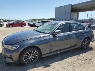 2020 BMW 3 Series 330i with VIN WBA5R1C00LFH34734, listed as a Copart auction lot 46622725 with 64,966 mi miles and Clean Title. Bid and sale history available at carsss.com. Image 1.