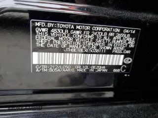 2014 Lexus GS 350 with VIN JTHBE1BLXE5038111, listed as a Copart auction lot 73235894 with 111,620 mi miles and Salvage Title. Bid and sale history available at carsss.com. Image 12.
