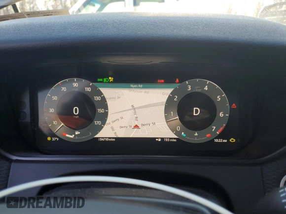 2023 Land Rover Range Rover Velar R-Dynamic S with VIN SALYT2EU9PA363900, listed as a Copart auction lot 84222874 with 54,710 mi miles and Salvage Title. Bid and sale history available at DreamBid. Image 9.