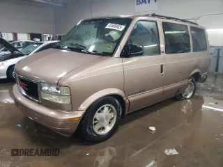 2002 GMC Safari with VIN 1GKEL19X62B501599, listed as a Copart auction lot 45506955 with 174,475 mi miles and Salvage Title. Bid and sale history available at carsss.com. Image 1.