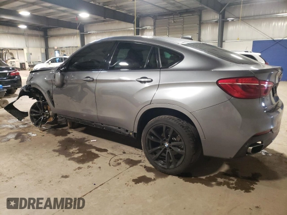 2019 BMW X6 xDrive35i with VIN 5UXKU2C56K0Z65754, listed as a Copart auction lot 82497523 with 53,122 mi miles and . Bid and sale history available at DreamBid. Image 2.