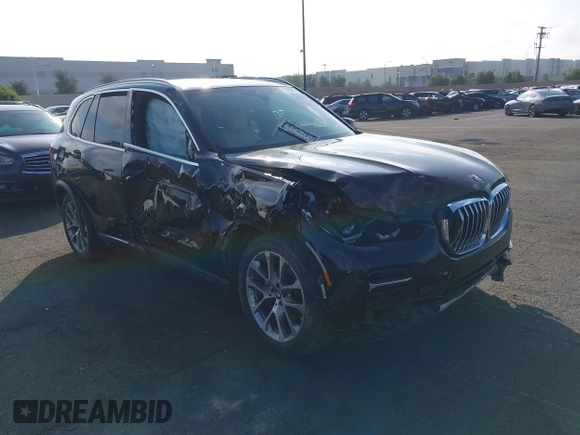 2022 BMW X5 sDrive40i with VIN 5UXCR4C02N9N19154, listed as a IAAI auction lot 41614568 with 1 mi miles. Bid and sale history available at carsss.com. Image 13.