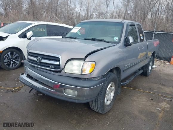2002 Toyota Tundra SR5 with VIN 5TBRT34132S258458, listed as a IAAI auction lot 41686200 with 65,838 mi miles. Bid and sale history available at carsss.com. Image 18.