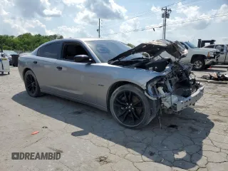 2018 Dodge Charger R/T with VIN 2C3CDXCT0JH157772, listed as a Copart auction lot 55266785 with 16,333 mi miles and Salvage title. Bid and sale history available at DreamBid. Image 4.