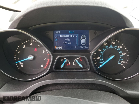 2013 Ford Escape SE with VIN 1FMCU0GX0DUC83899, listed as a Copart auction lot 48912205 with 102,476 mi miles and Salvage Title. Bid and sale history available at DreamBid. Image 9.