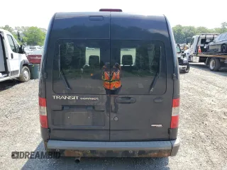 2010 Ford Transit Connect XLT with VIN NM0KS9BN2AT027939, listed as a Copart auction lot 62100305 with 294,080 mi miles and Salvage title. Bid and sale history available at DreamBid. Image 6.