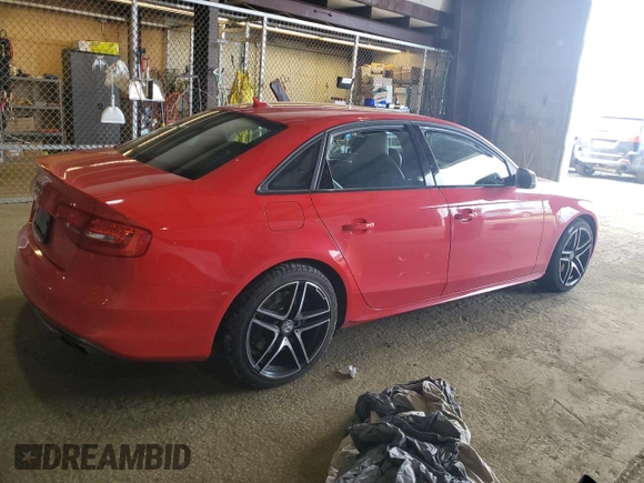 2014 Audi S4 Premium Plus z VIN WAUDGAFL3EA042813, wystawiony jako Copart lot #49654405 z przebiegiem Nie podano mil oraz Szkoda całkowita • Salvage title. Historia ofert i sprzedaży dostępna na DreamBid. Obrazek 3.