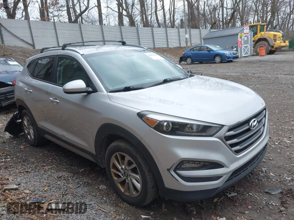 2017 Hyundai Tucson SE with VIN KM8J3CA45HU272171, listed as a IAAI auction lot 41801230 with 100,541 mi miles. Bid and sale history available at carsss.com. Image 1.